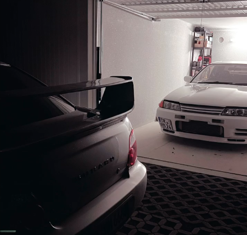 Der R32 in der heimischen Garage